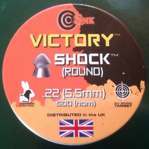 Victory Shock Heavy Pellets .22/5.5 mm x 125