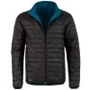 Highlander Coll Reversible Insulated mens jacket. Black/Petrol. Available in sizes XS to XXL
