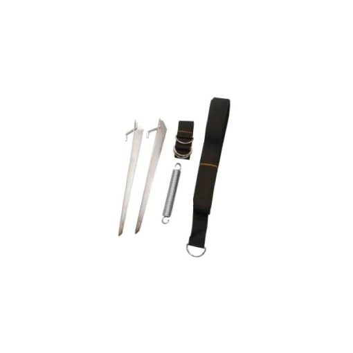 Universal awning tie down kit