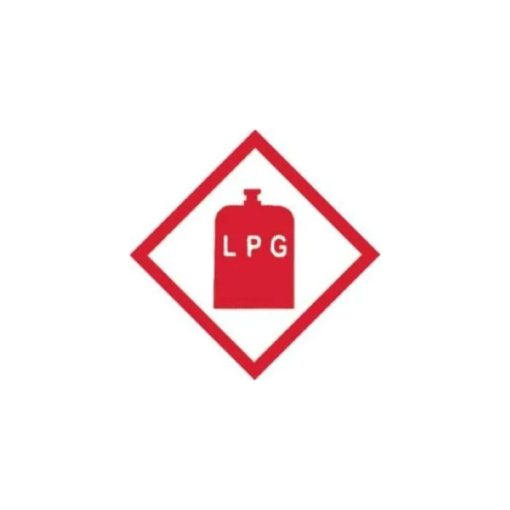 LPG diamond sticker