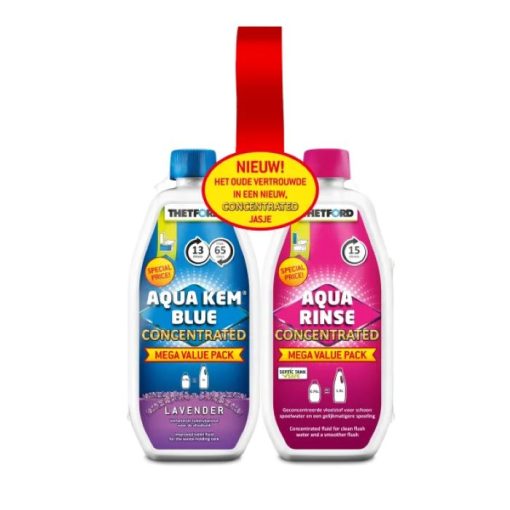 Thetford Aqua kem blue / Aqua rinse twin pack